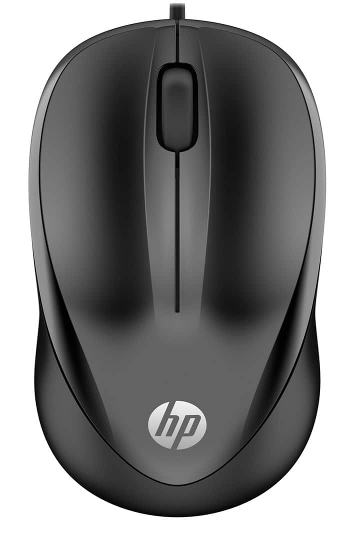 Mysz HP 1000 Wired Optical czarna 3 przyciski — zdjęcie 1 z 5