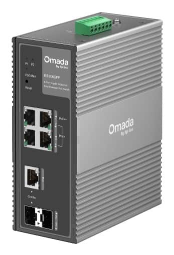 Switch TP-LINK IES206GPP - Montaż na Szynie i Stelażu — zdjęcie 1 z 4
