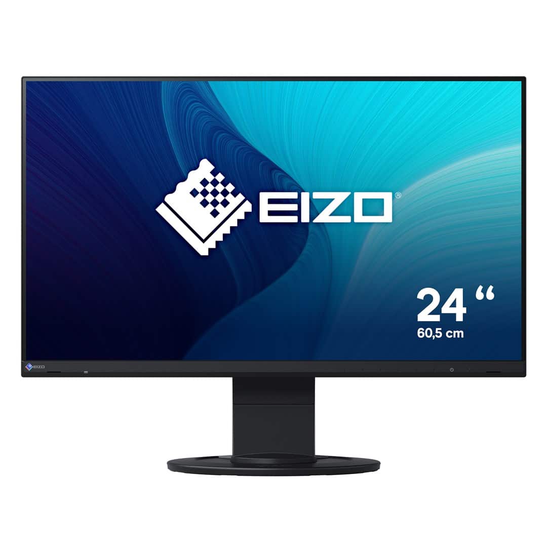 MONITOR EIZO FlexScan EV2460-BK 23,8" Czarny — zdjęcie 1 z 7