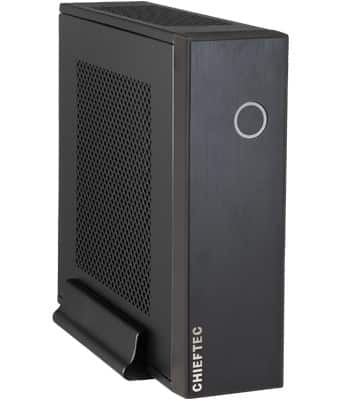 Obudowa Chieftec Compact IX-03B-OP, Mini Tower, Czarna