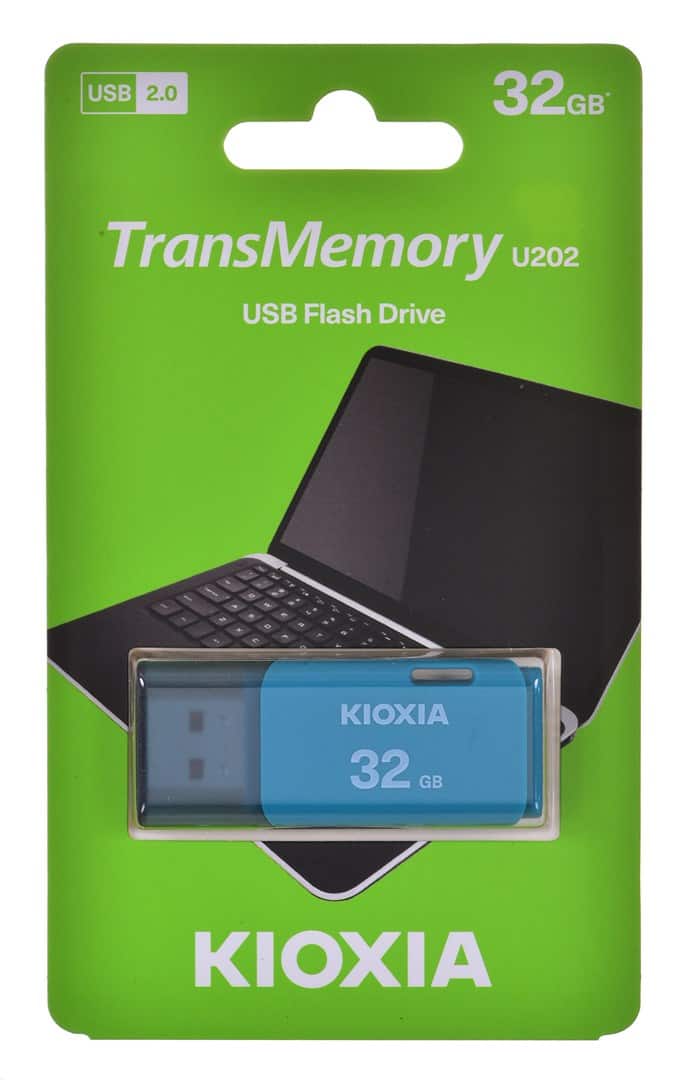 KIOXIA FlashDrive U202 Hayabusa 32GB Niebieski — zdjęcie 1 z 2