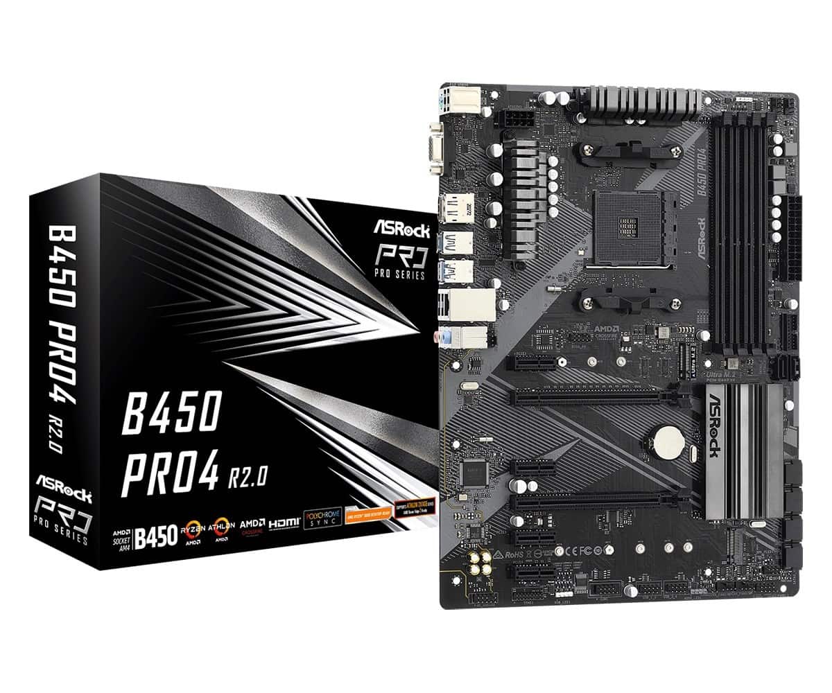 Płyta główna Asrock B450 PRO4 R2.0 — zdjęcie 1 z 5