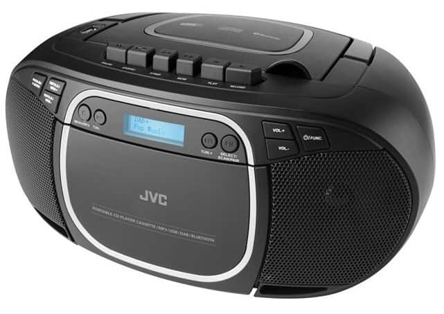 Radioodtwarzacz JVC RC-E561B-DAB Boombox czarny — zdjęcie 1 z 8