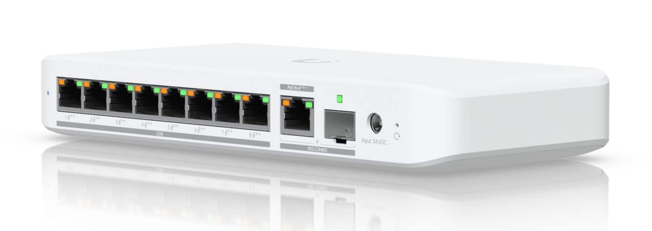 Switch Ubiquiti UniFi 9p PoE Managed Multigigabit/10G — zdjęcie 1 z 7
