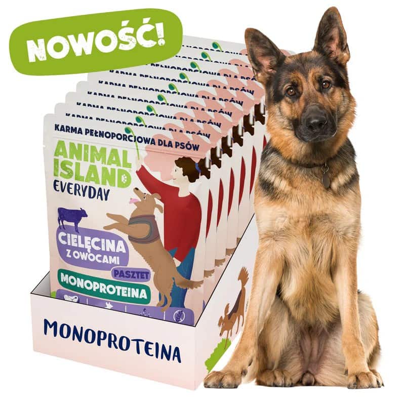 ANIMAL ISLAND Monoproteinowa cielęcina 9x300g — zdjęcie 1 z 2