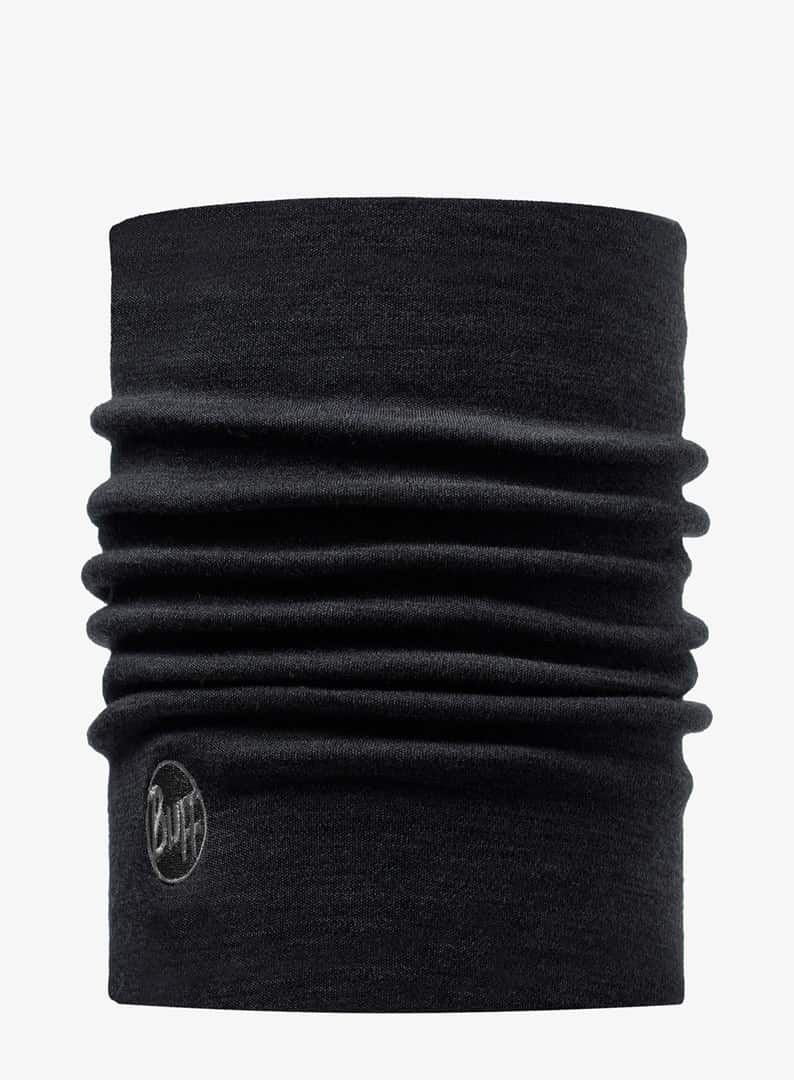 Chusta wielofunkcyjna Buff Merino Heavyweight, solid black — zdjęcie 1 z 2