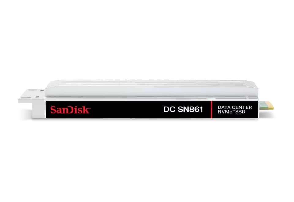 Dysk SSD SanDisk (Western Digital) SN861 3.84TB E1.S (15mm) NVMe Gen5 WUS6A7638PKP8X3 (DWPD 1) ISE — zdjęcie 1 z 3