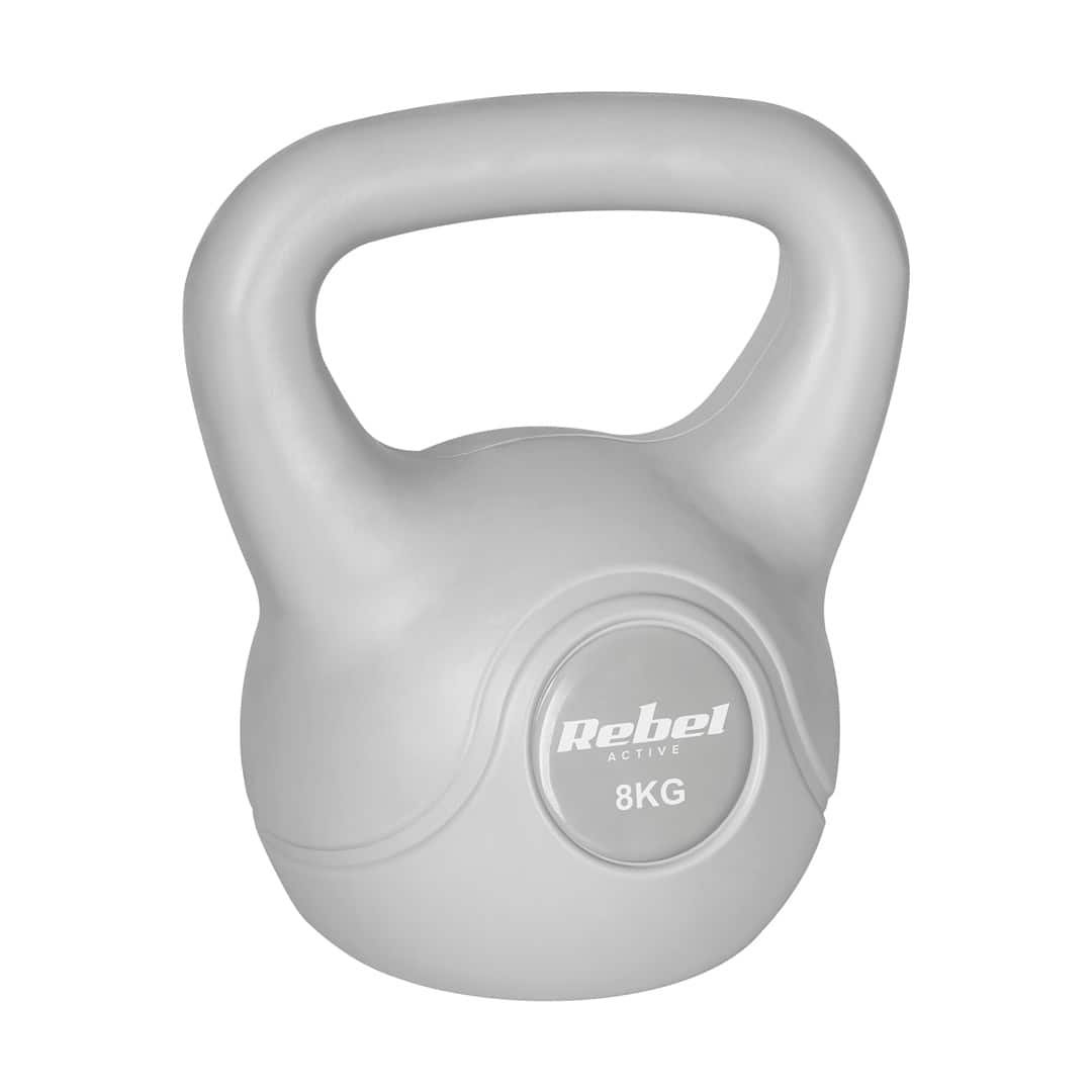 REBEL ACTIVE KETTLEBELL 8 KG Szary — zdjęcie 1 z 3