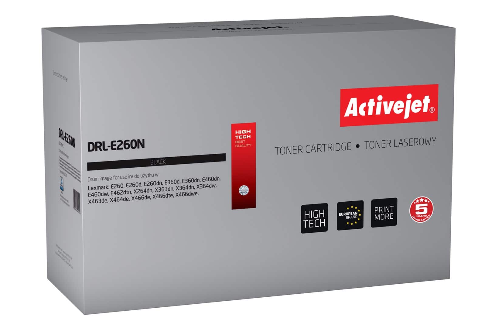 Bęben Zamiennik Activejet DRL-E260N dla Lexmark