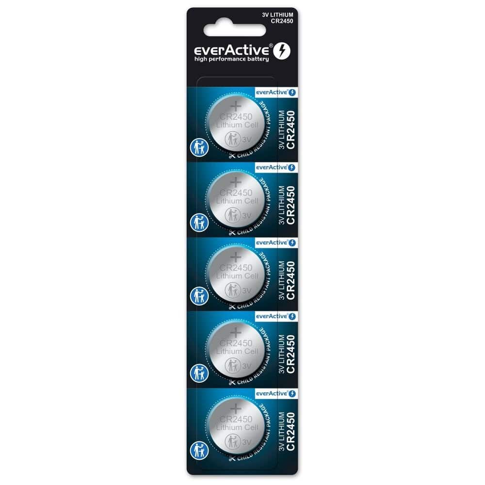 EVERACTIVE BATERIA LITOWA CR2450 5 SZT. — zdjęcie 1 z 2