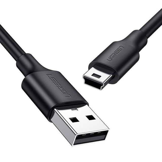 Ugreen kabel USB - mini USB 480 Mbps 3 m US132 (czarny) — zdjęcie 1 z 8