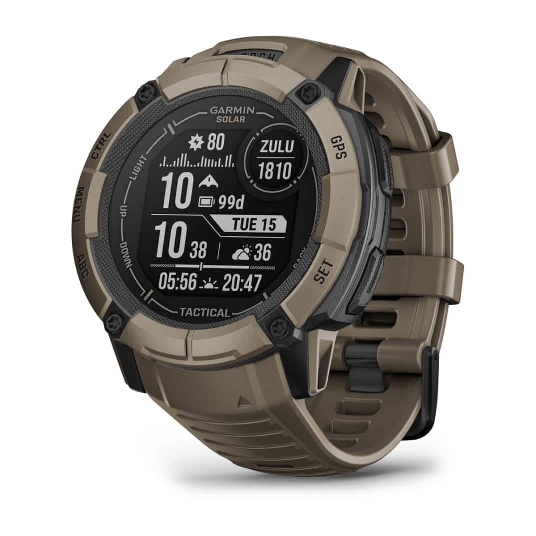 Zegarek Garmin Instinct 2X Solar Tactical Edition, 50mm MIP Light Brown — zdjęcie 1 z 8