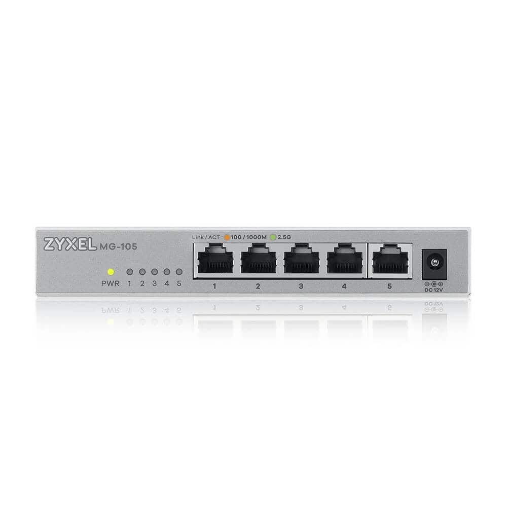 Switch Zyxel XMG-105 5p Unmanaged Multigigabit — zdjęcie 1 z 6