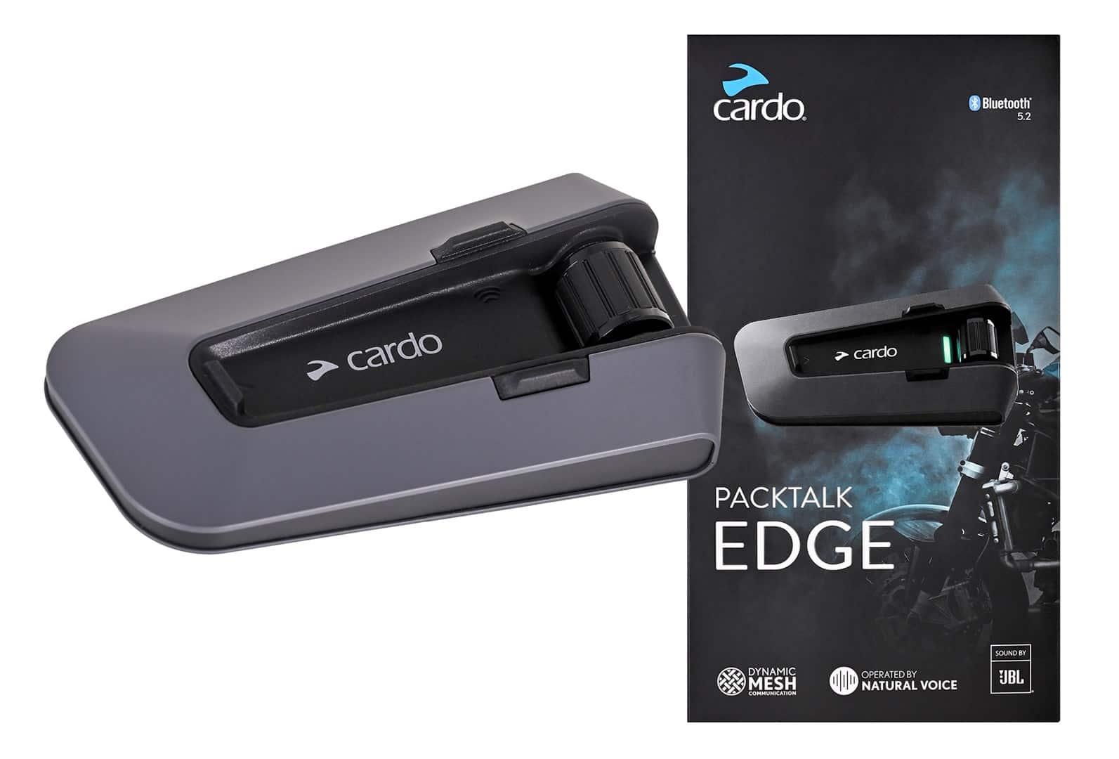 CARDO PACKTALK EDGE SINGLE Interkom motocyklowy — zdjęcie 1 z 8