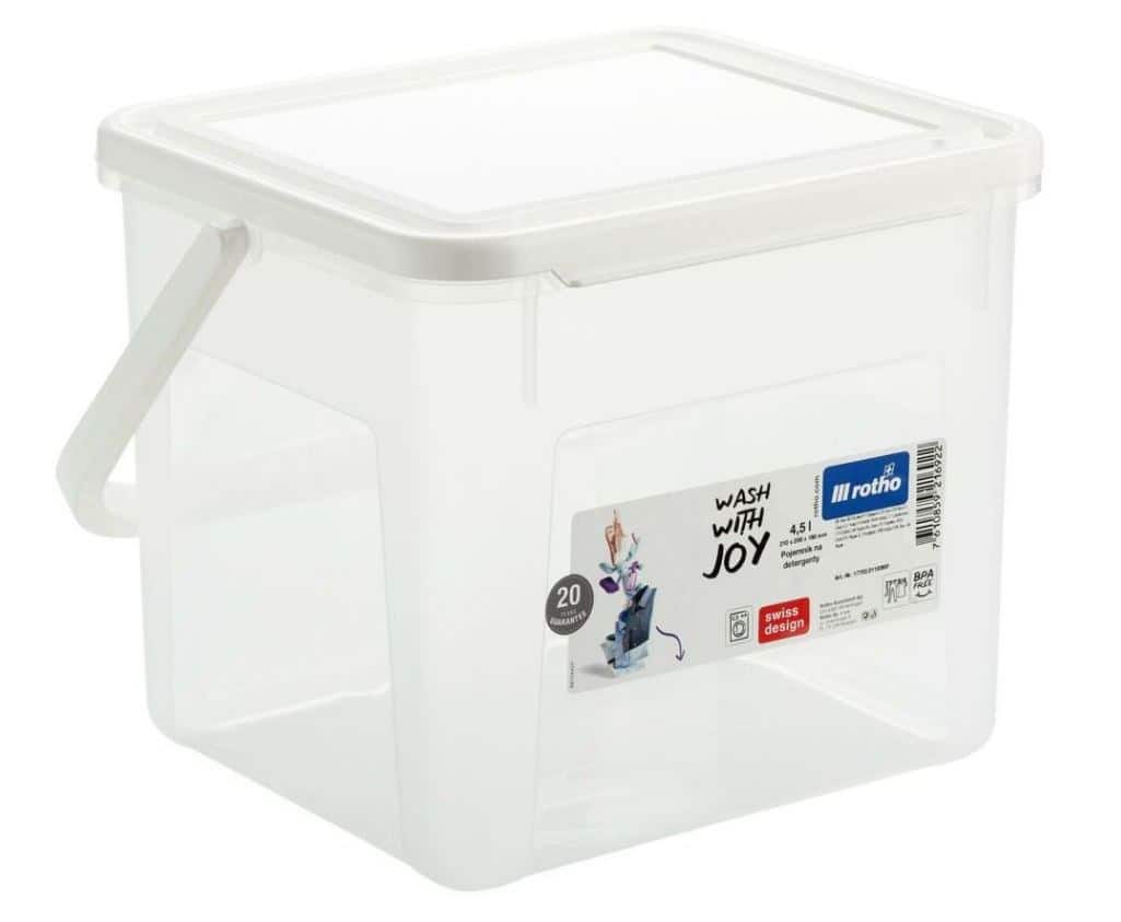 ROTHO Pojemnik na detergenty 3kg 4.5L biały — zdjęcie 1 z 4