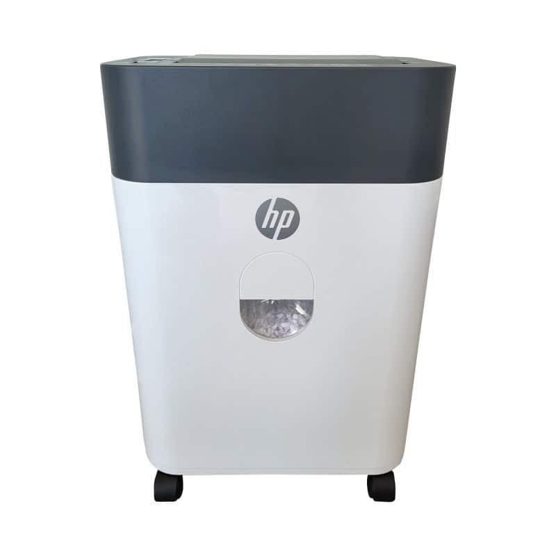 HP Niszczarka ONESHRED Auto 100CC, biało-szara — zdjęcie 1 z 8