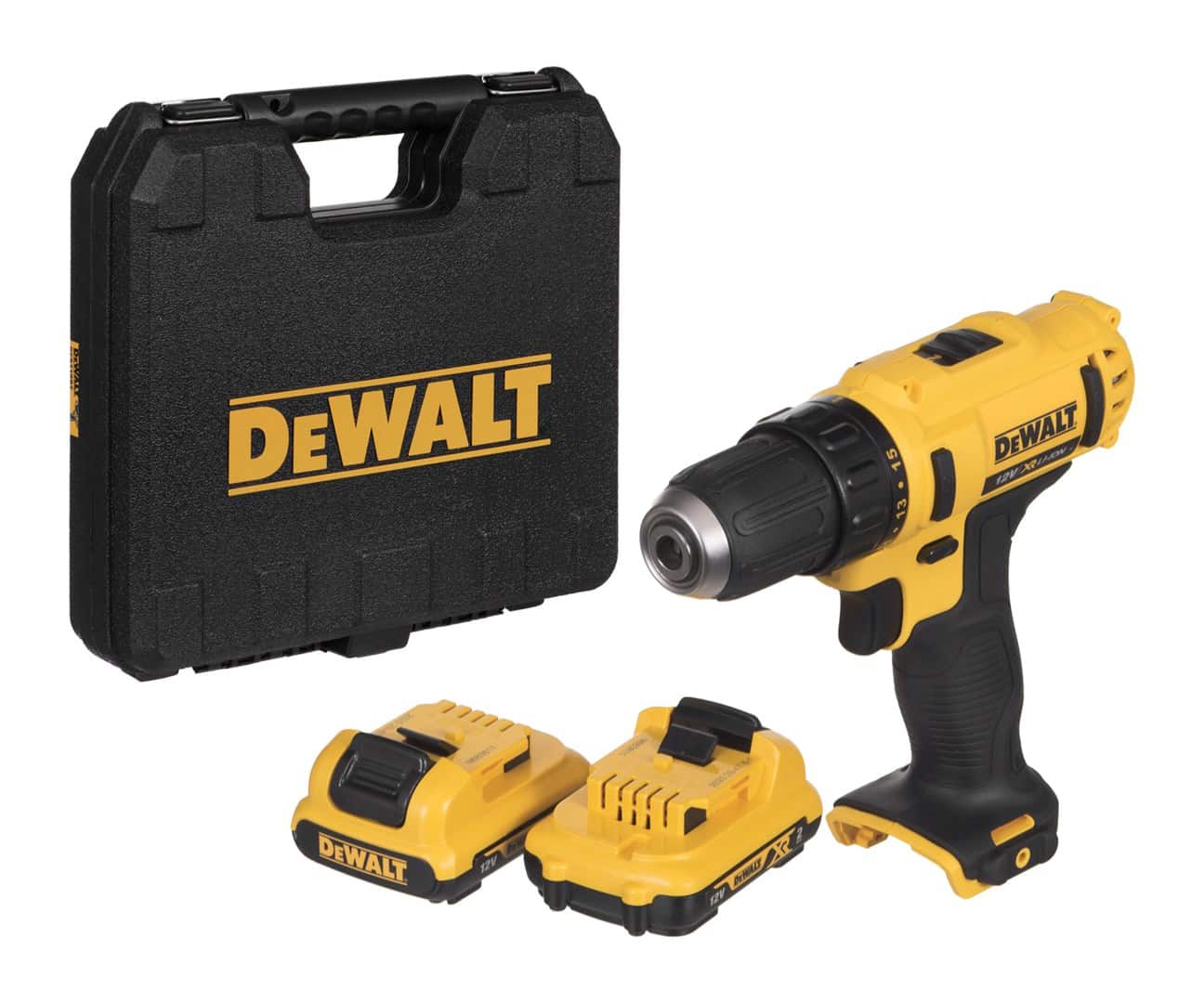 Wiertarko-wkrętarka aku 12V 2 AKU DeWalt DCD710D2-QW — zdjęcie 1 z 8