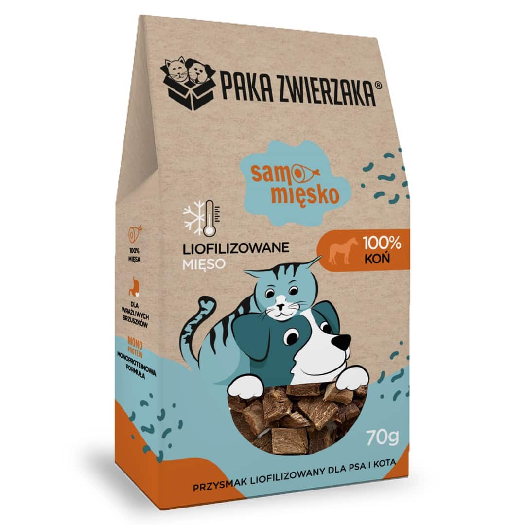 Paka Zwierzaka Samo Mięsko koń 70g