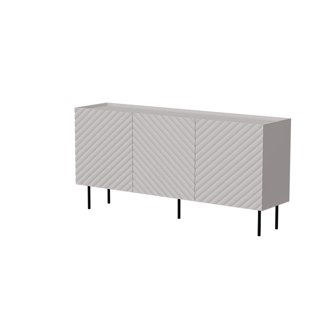 Komoda 3D LUCCA 165x40x80 kaszmir — zdjęcie 1 z 4