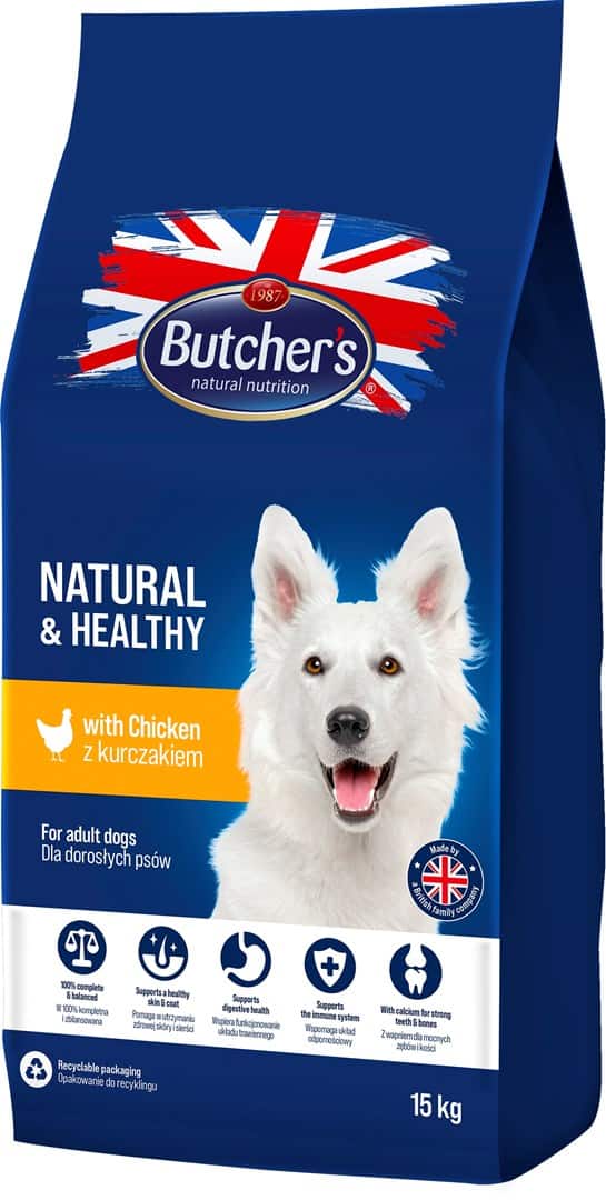 BUTCHER'S z kurczakiem - sucha karma dla psa 15 kg — zdjęcie 1 z 2