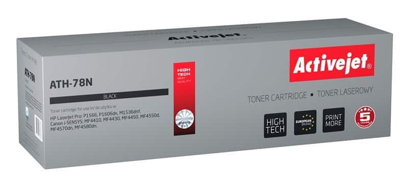 Activejet ATH-78N Toner, 2500 stron, czarny, kompatybilny z HP i Canon