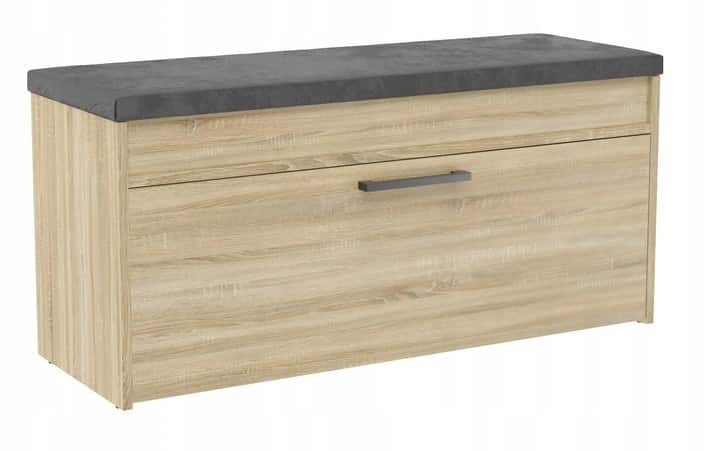 Szafka na buty ze schowkiem PARMA 100x35xH49 sonoma — zdjęcie 1 z 3