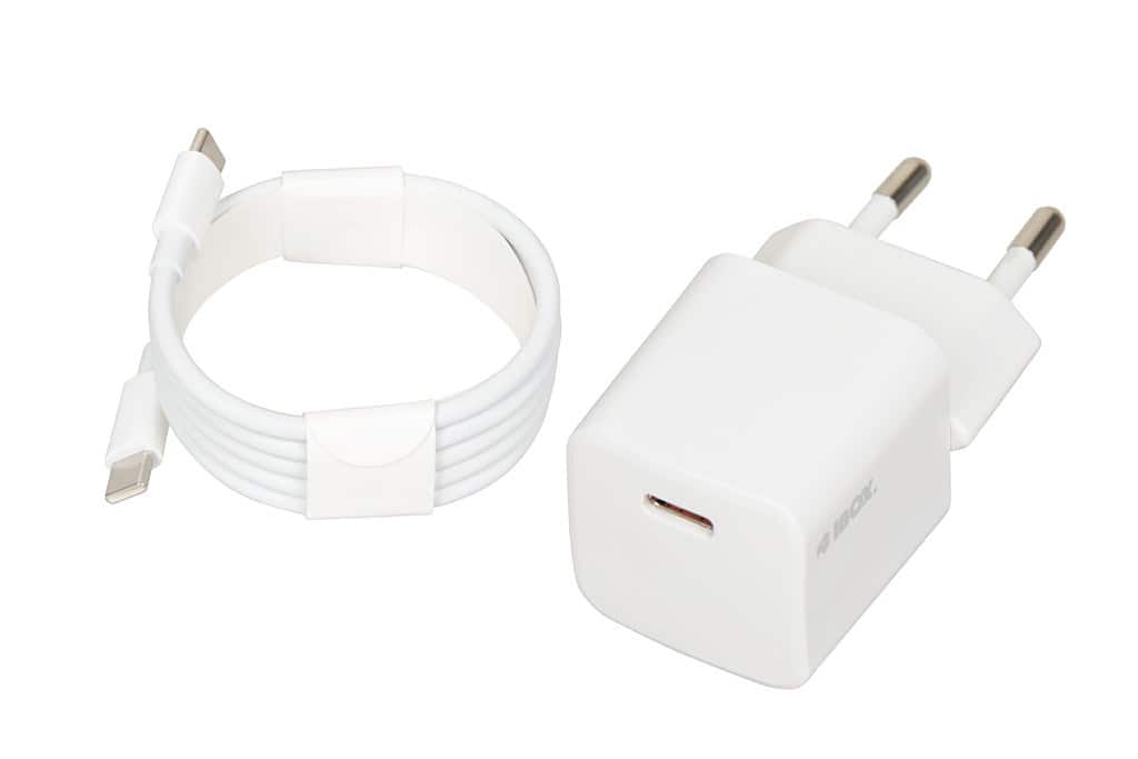 ŁADOWARKA SIECIOWA I-BOX C-38 PD30W USB-C, KABEL — zdjęcie 1 z 7