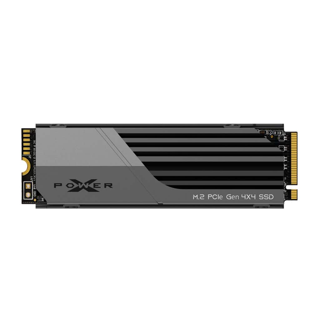 Dysk SSD Silicon Power XS70 2TB M.2 PCIe NVMe Gen4x4 TLC 7300/6800 MB/s heatsink — zdjęcie 1 z 3