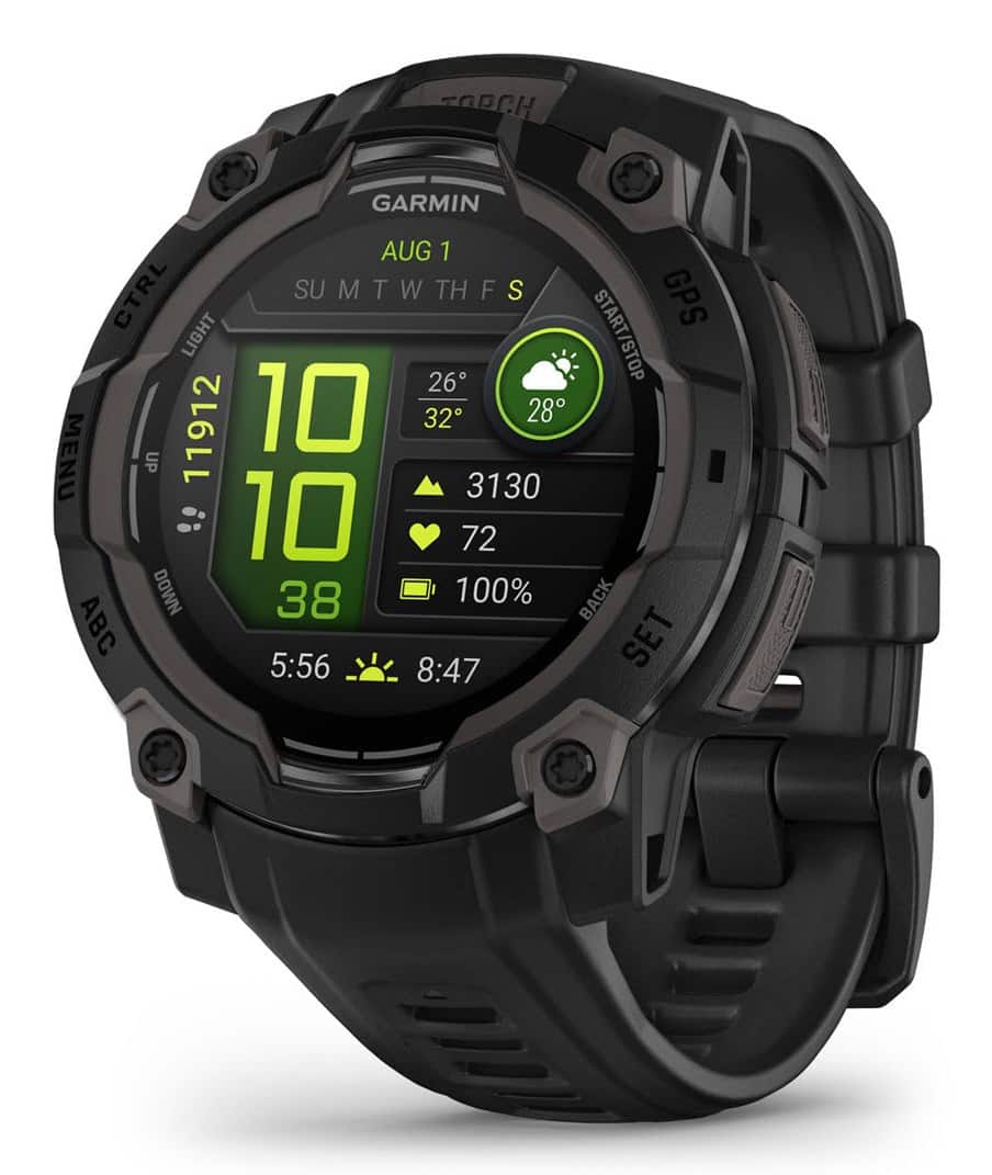 Zegarek sportowy Garmin Instinct 3 AMOLED 45mm Czarny — zdjęcie 1 z 8