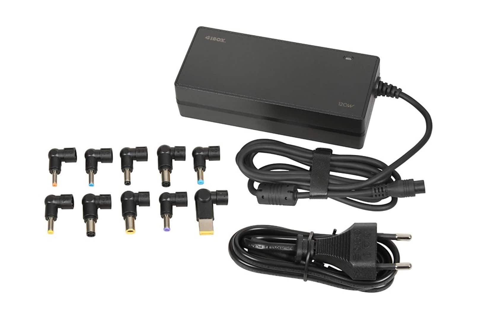 Zasilacz I-Box IUZ120WA, 120W, 10 Wtyczek — zdjęcie 1 z 8