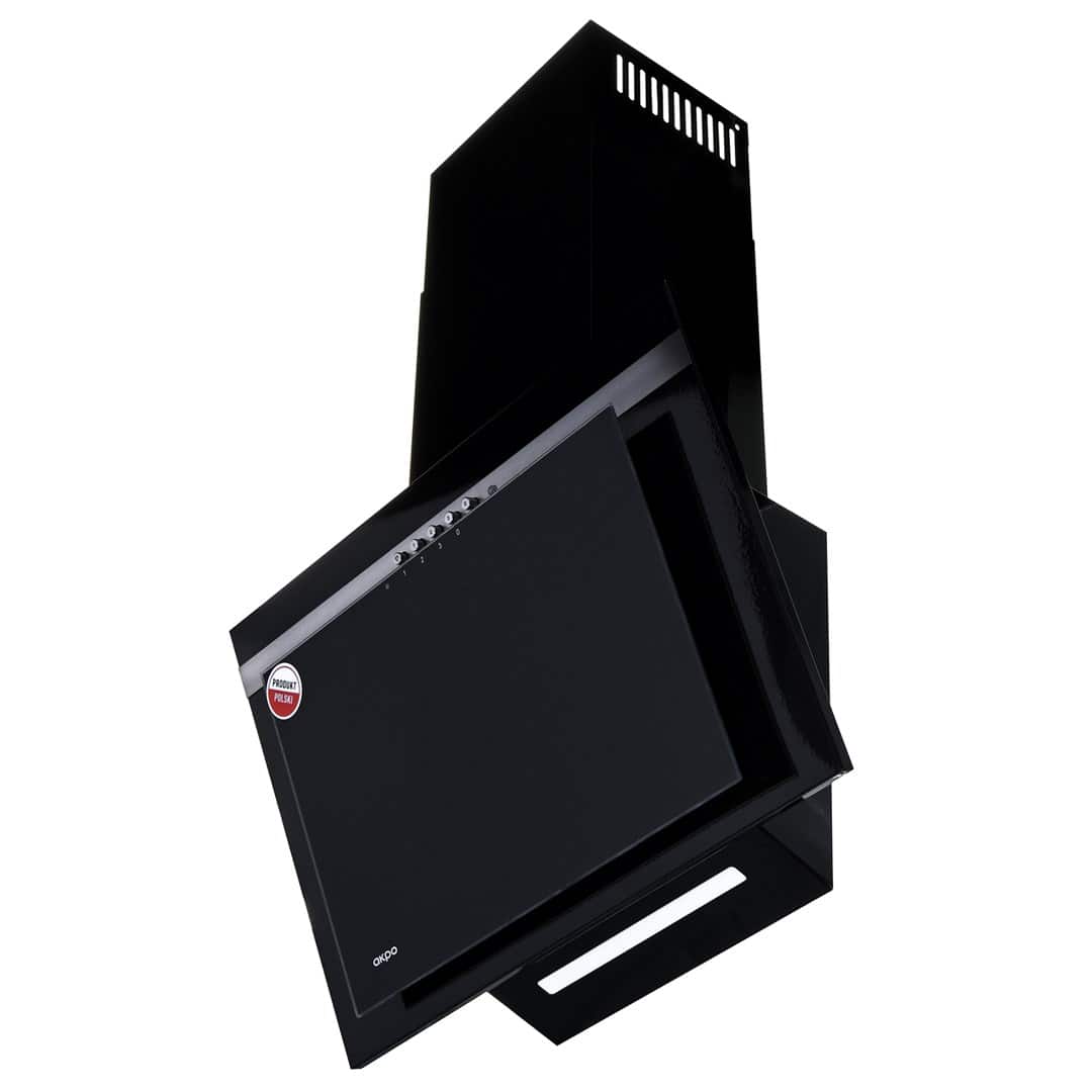 Okap AKPO WK-4 NERO LINE 2.0 60 CZARNY T300 Liniowy LED/Siłownik — zdjęcie 1 z 8