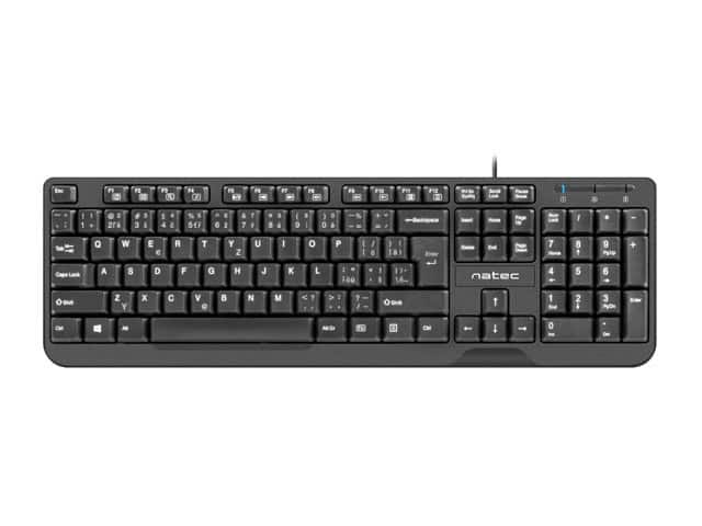 NATEC KLAWIATURA TROUT SLIM CZARNY NKL-1151 — zdjęcie 1 z 4