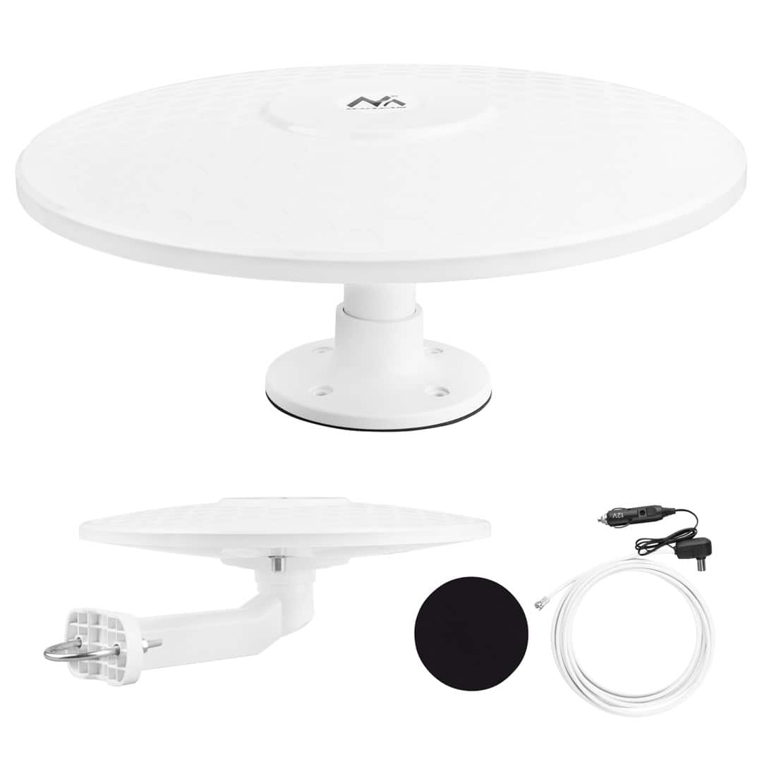 MACLEAN ANTENA WIELOKIERUNKOWADVB-T/T2 HEVC, AKTYWNA, CAMPER, 12V MCTV-103 — zdjęcie 1 z 7