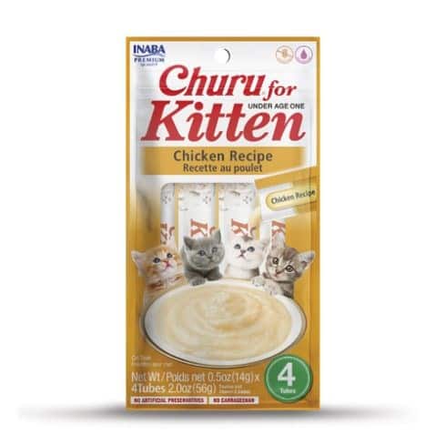 INABA CHURU KITTEN Kurczak - przysmak dla kociąt - 4x14g (56g) — zdjęcie 1 z 2