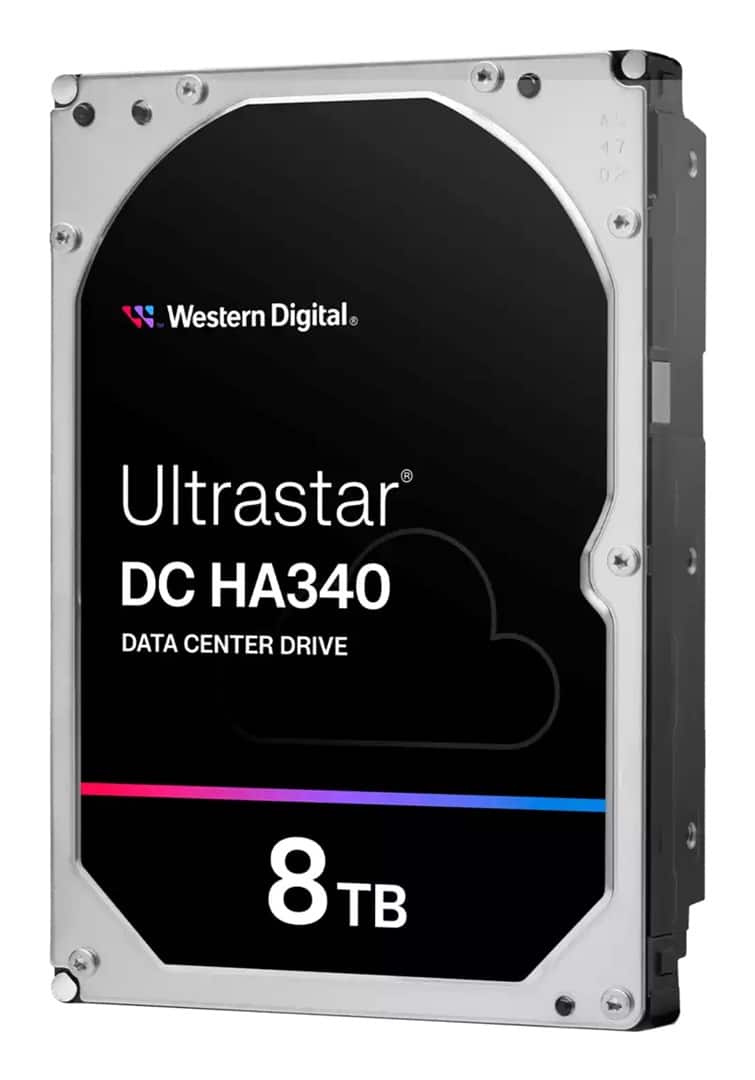 Dysk serwerowy HDD Western Digital Ultrastar DC HA340 WUS721208BLE6L4 (8 TB; 3.5"; SATA) — zdjęcie 1 z 3