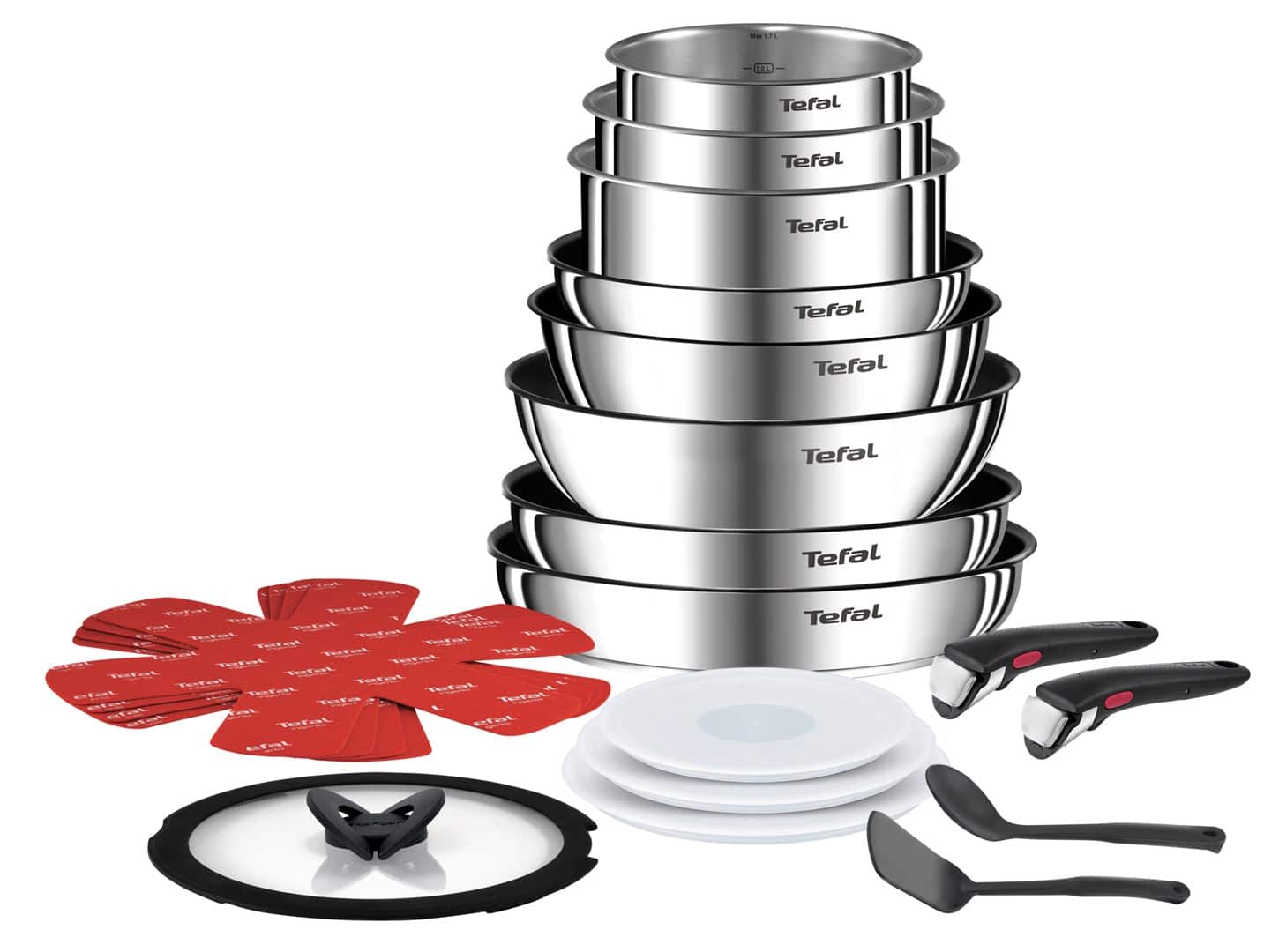 Zestaw garnków TEFAL Ingenio Emotion L897SJ04 20ele — zdjęcie 1 z 5