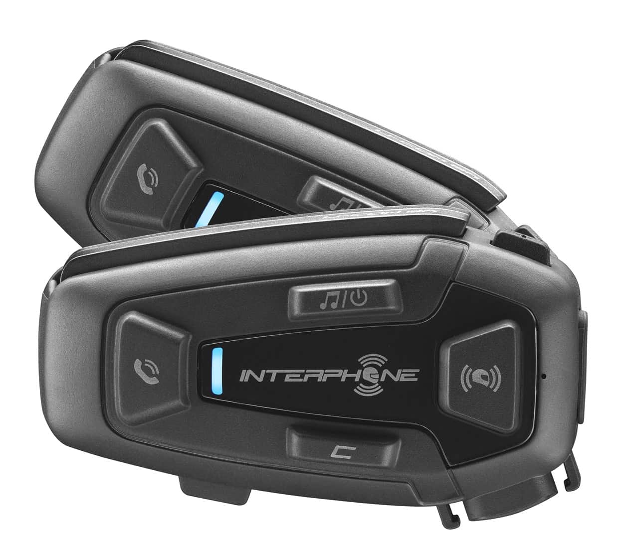Interkom motocyklowy INTERPHONE U-COM 8R, komplet na 2 kaski — zdjęcie 1 z 7