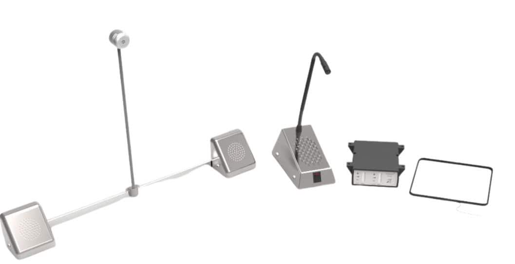 CONTACTA INTERKOM STS-K060, ZESTAW INTERKOMOWY Z PĘTLĄ INDUKCYJNĄ TYPU BRIDGE SLIM