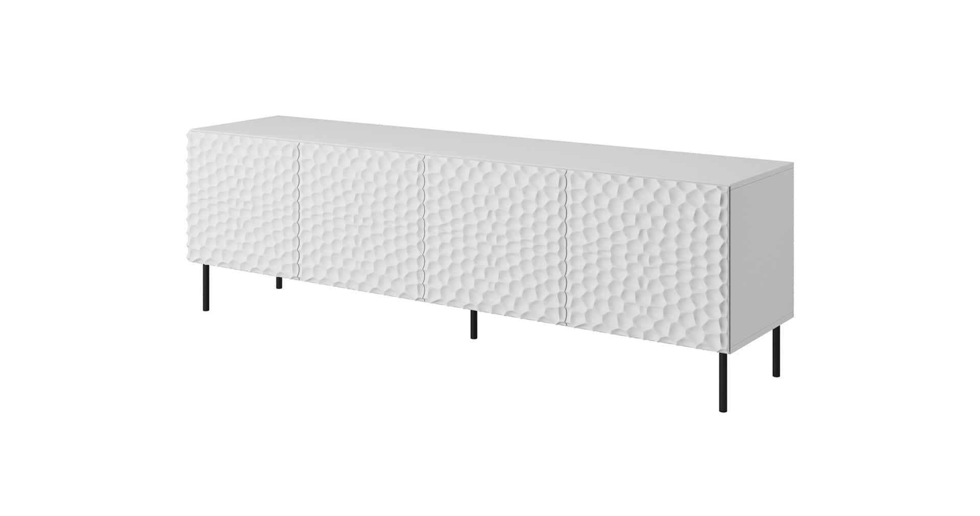 Szafka RTV HOLE 190x40,5xH59,5 biały mat — zdjęcie 1 z 4