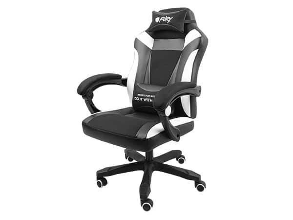 FURY FOTEL GAMINGOWY AVENGER M+ CZARNO-BIAŁY — zdjęcie 1 z 8