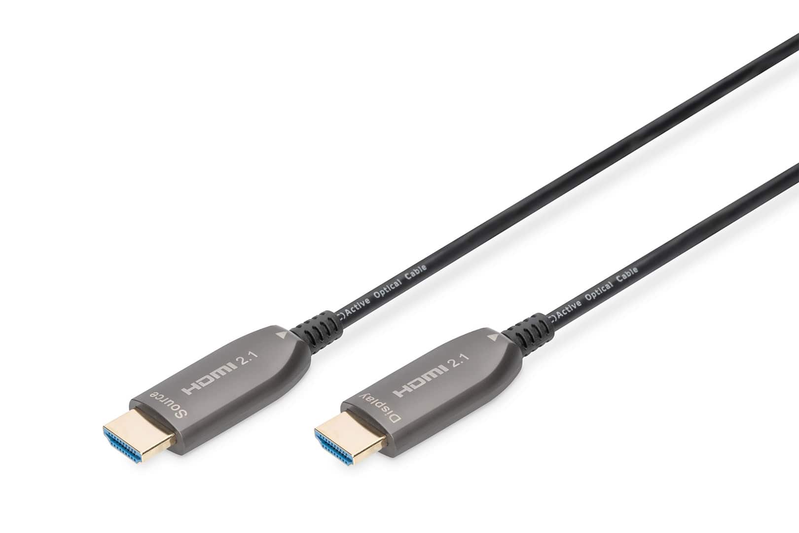 DIGITUS HYBRYDOWY KABEL ŚWIATŁOWODOWY HDMI,AOC,UHD 8K 15M — zdjęcie 1 z 3