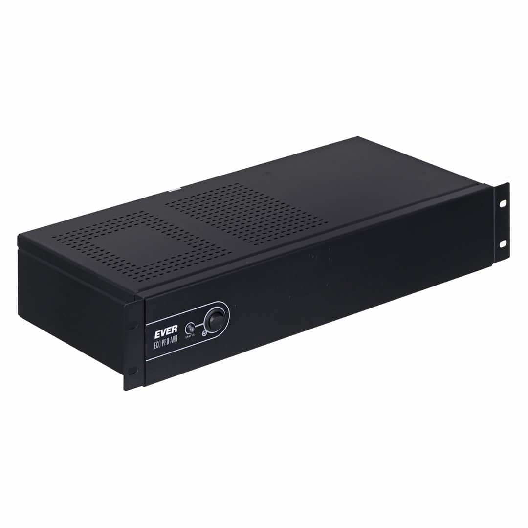 Zasilacz UPS EVER ECO Pro 1000 AVR CDS 19" 2U — zdjęcie 1 z 8