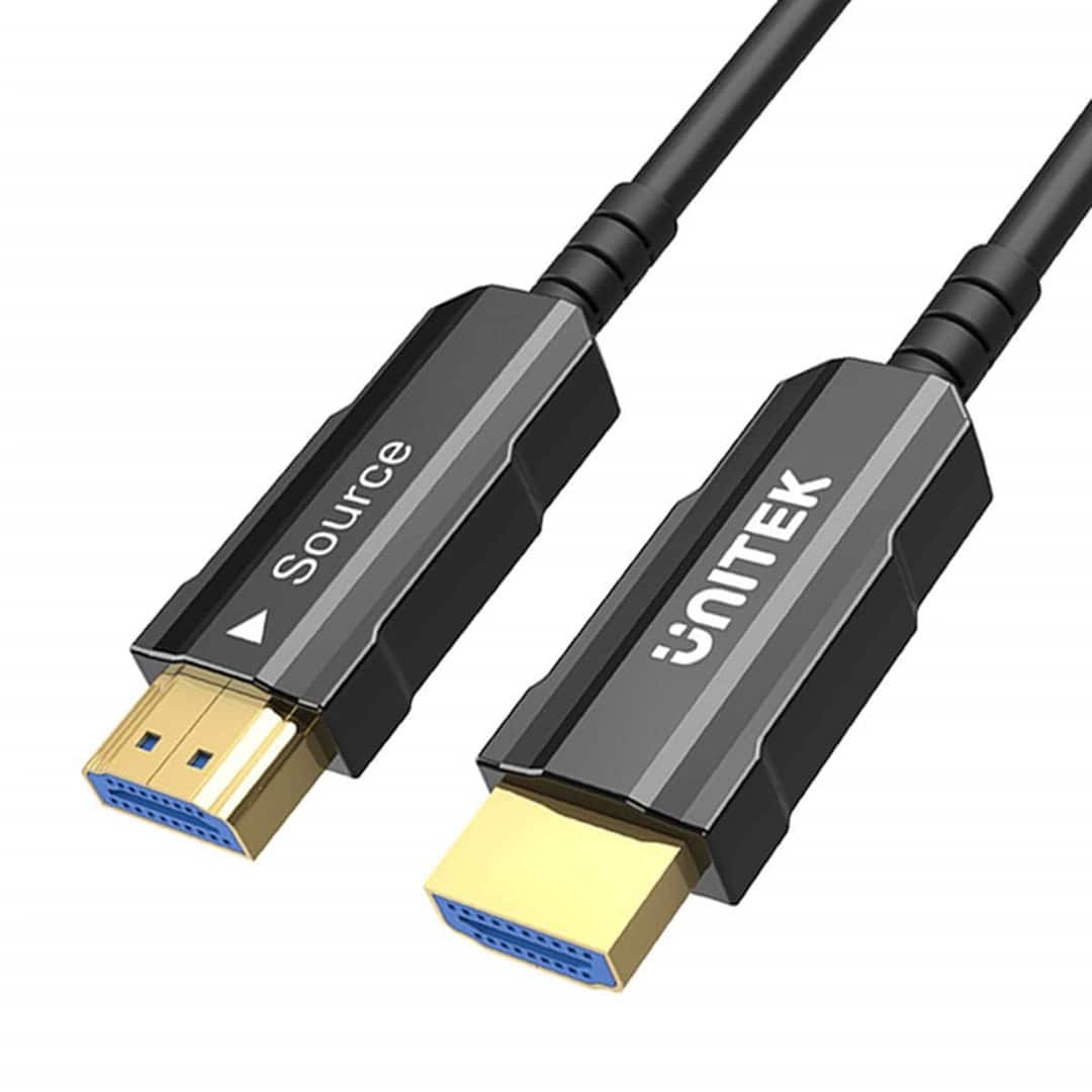 UNITEK KABEL HDMI OPTYCZNY 2.0 AOC 4K 60HZ 20M — zdjęcie 1 z 5