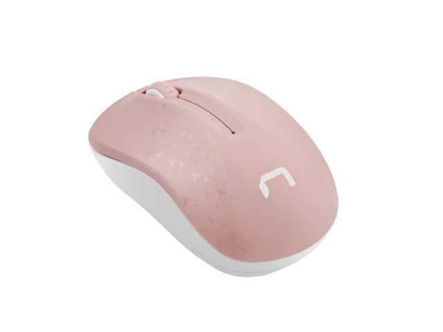 NATEC MYSZ BEZPRZEWODOWA TOUCAN PINK-WHITE 1600DPI — zdjęcie 1 z 4