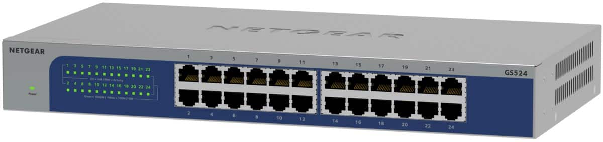 Switch Netgear GS524-300EUS 24p Unmanaged Gigabit — zdjęcie 1 z 3