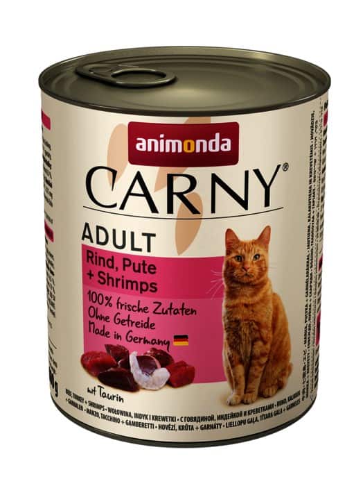 ANIMONDA Carny Adult wołowina, indyk i krewetki 800g