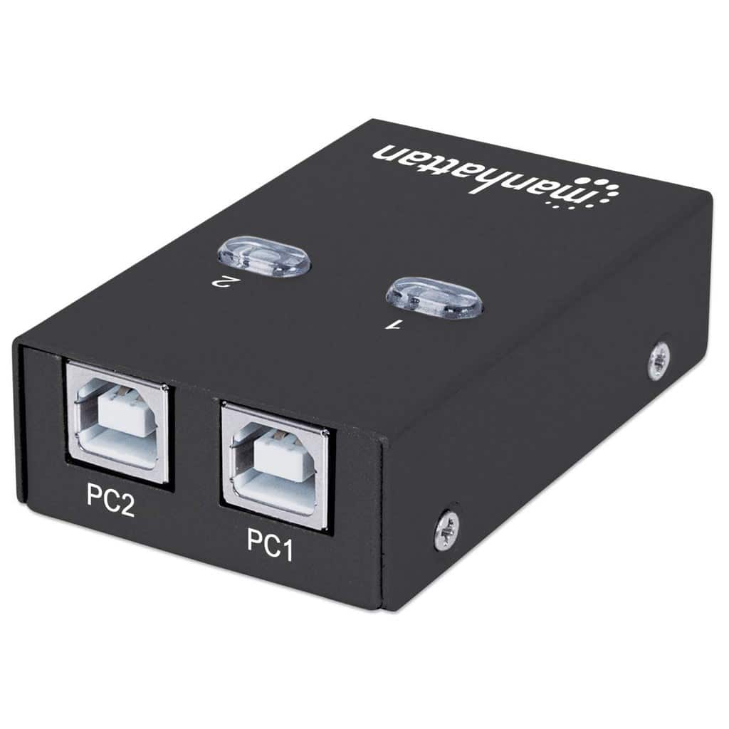 MANHATTAN AUTOMATYCZNY PRZEŁĄCZNIK USB 2.0 2/1 MAN — zdjęcie 1 z 6
