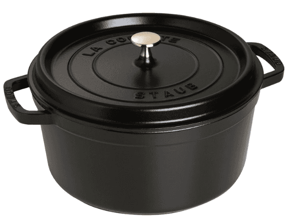 Garnek żeliwny okrągły wysoki STAUB 40502-285-0 - czarny 4.8 ltr — zdjęcie 1 z 8
