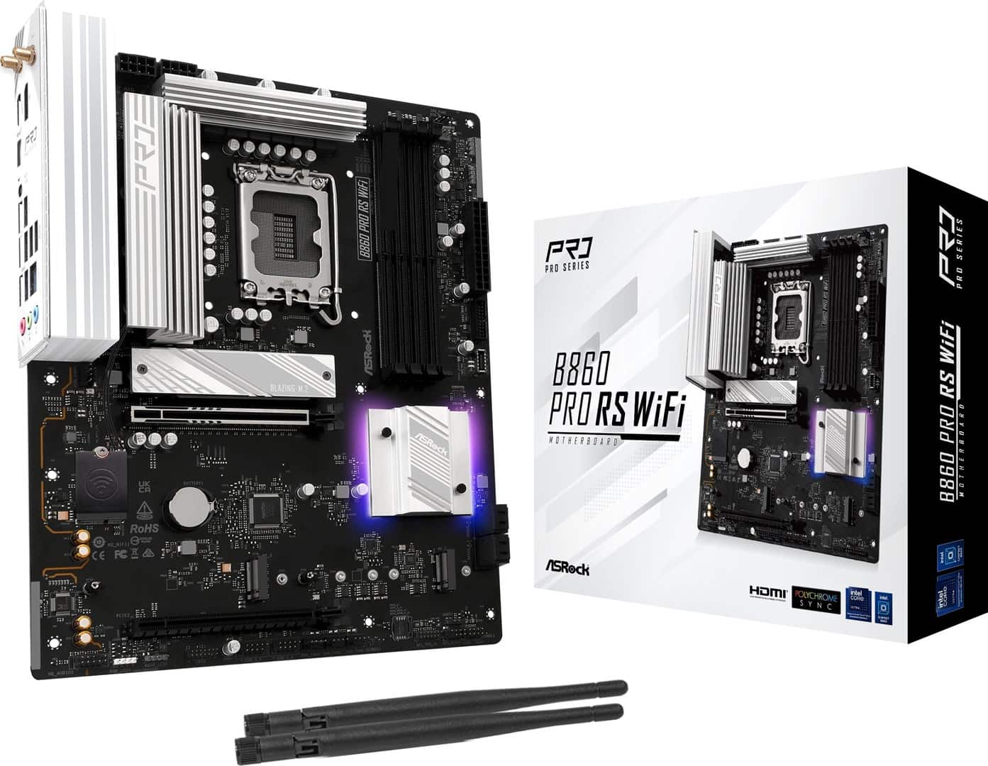 Płyta główna ASRock B860 Pro RS WiFi Socket-1851 — zdjęcie 1 z 6