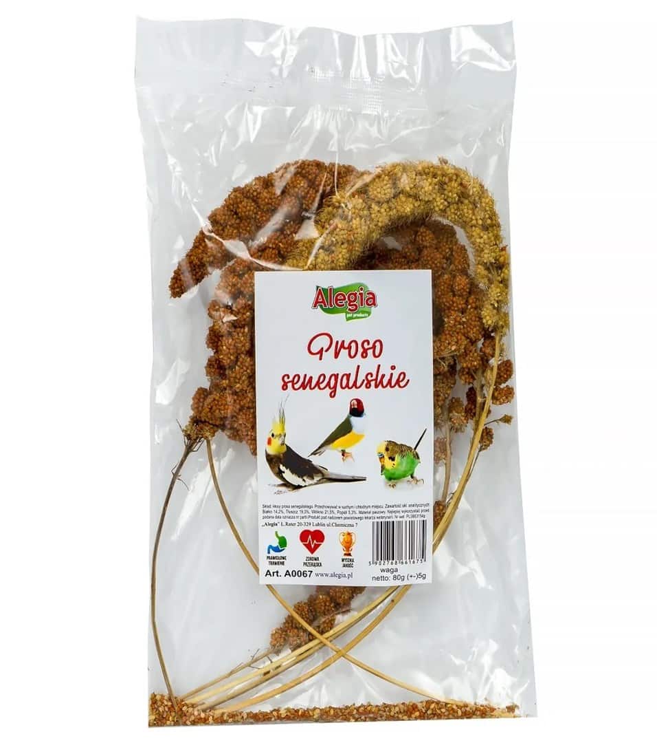 ALEGIA przysmak proso Senegalskie 80g — zdjęcie 1 z 2